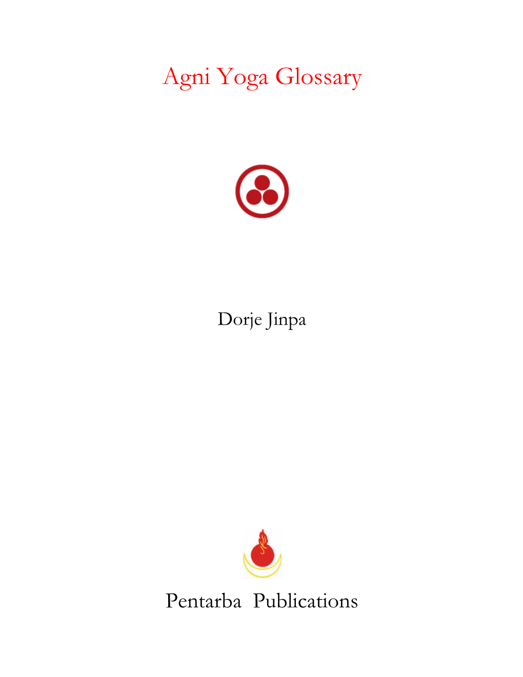 Agni Yoga Glossary