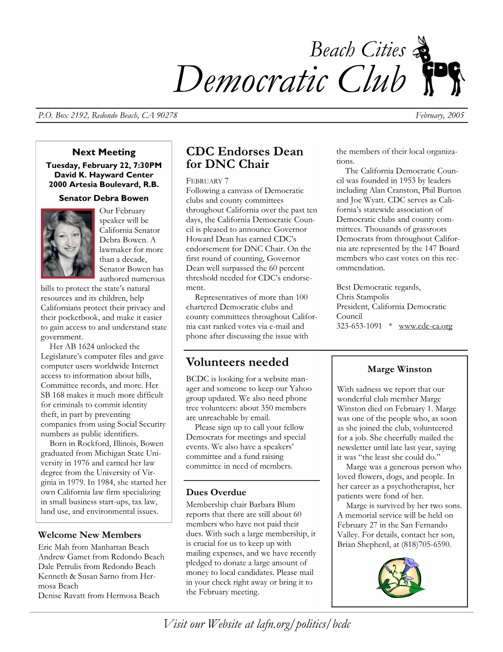 Democratic Club P.O