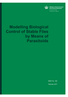 Modelling Biological Control of Stable Flies by Means of Parasitoids