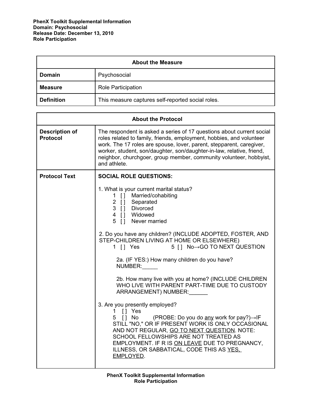 Phenx Toolkit Supplemental Information s3