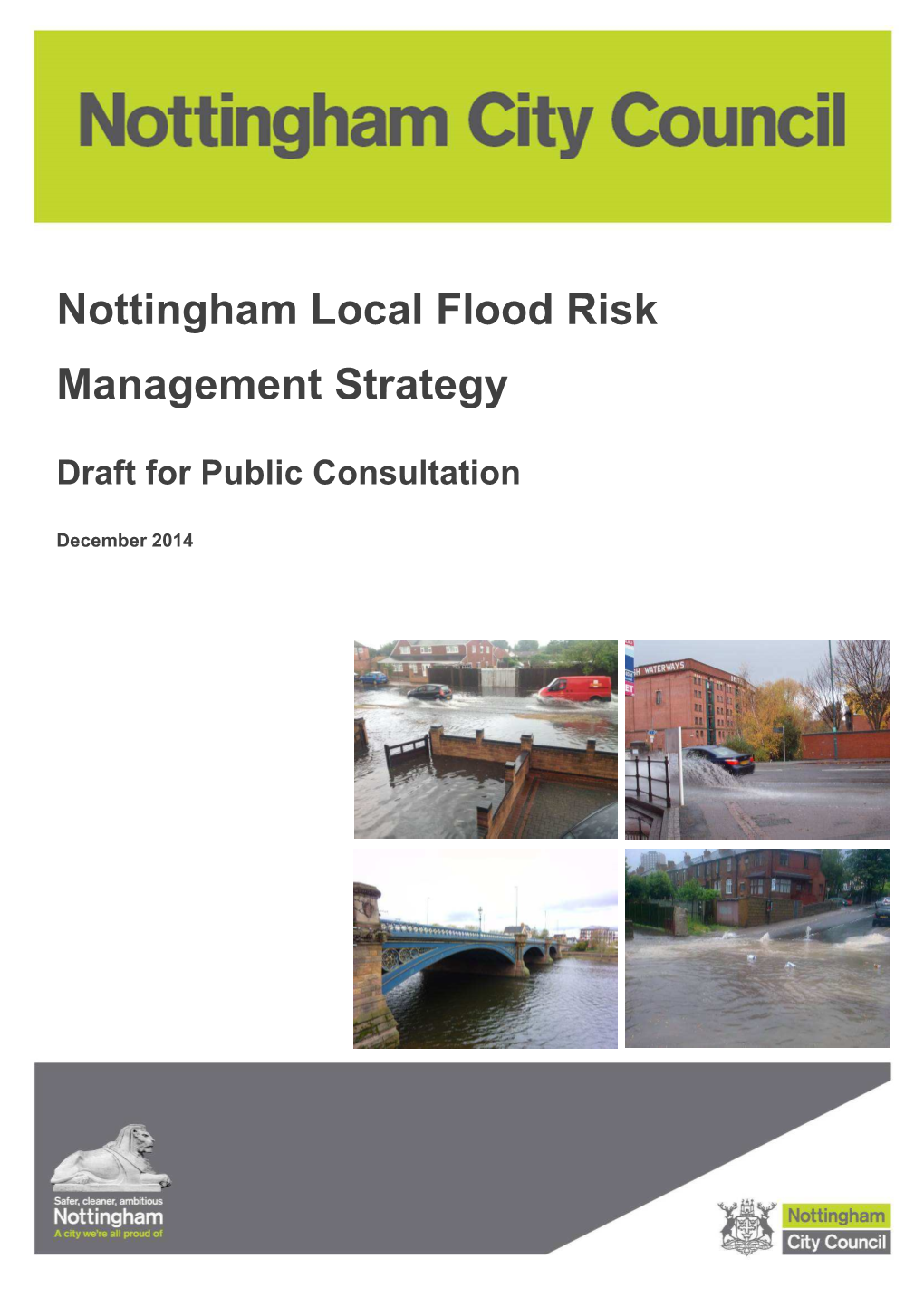 Nottingham City Local Flood Risk Management Strategy