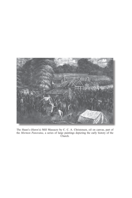 The Haun's (Hawn's) Mill Massacre by C. C. A. Christensen, Oil on Canvas