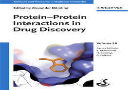 Protein–Protein Interactions in Drug Discovery