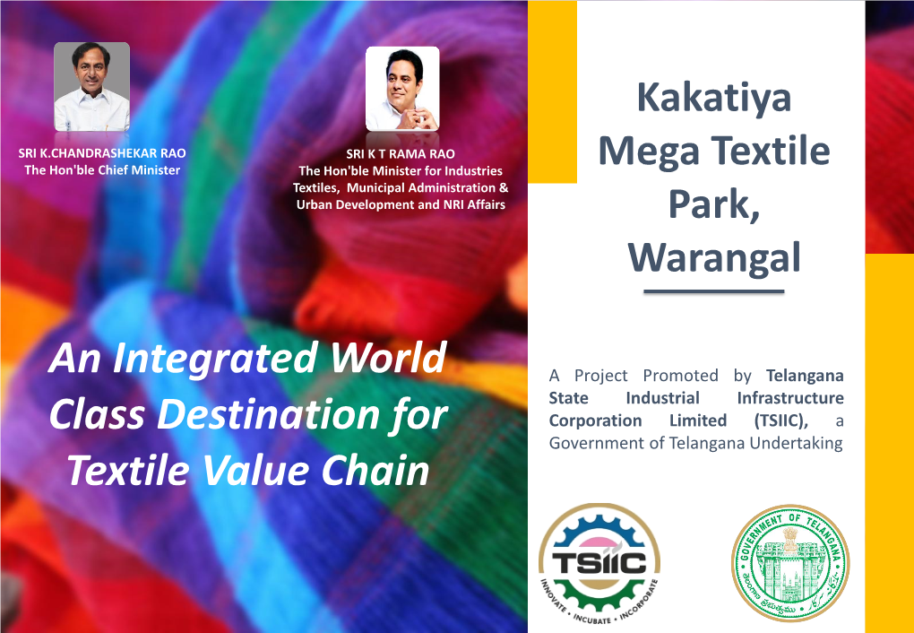 An Integrated World Class Destination for Textile Value Chain