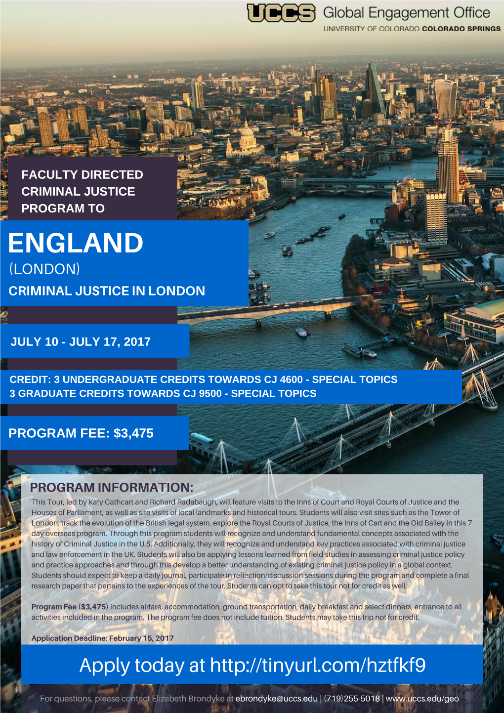 Faculty-Directed Program: England London 2016