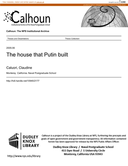 The House That Putin Built