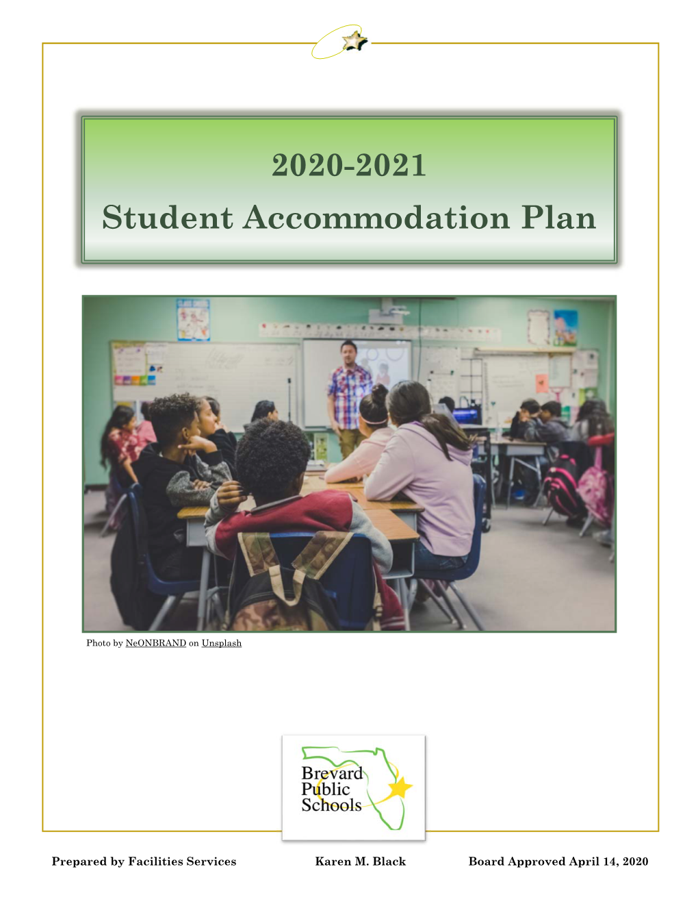 2020-2021 Student Accommodation Plan