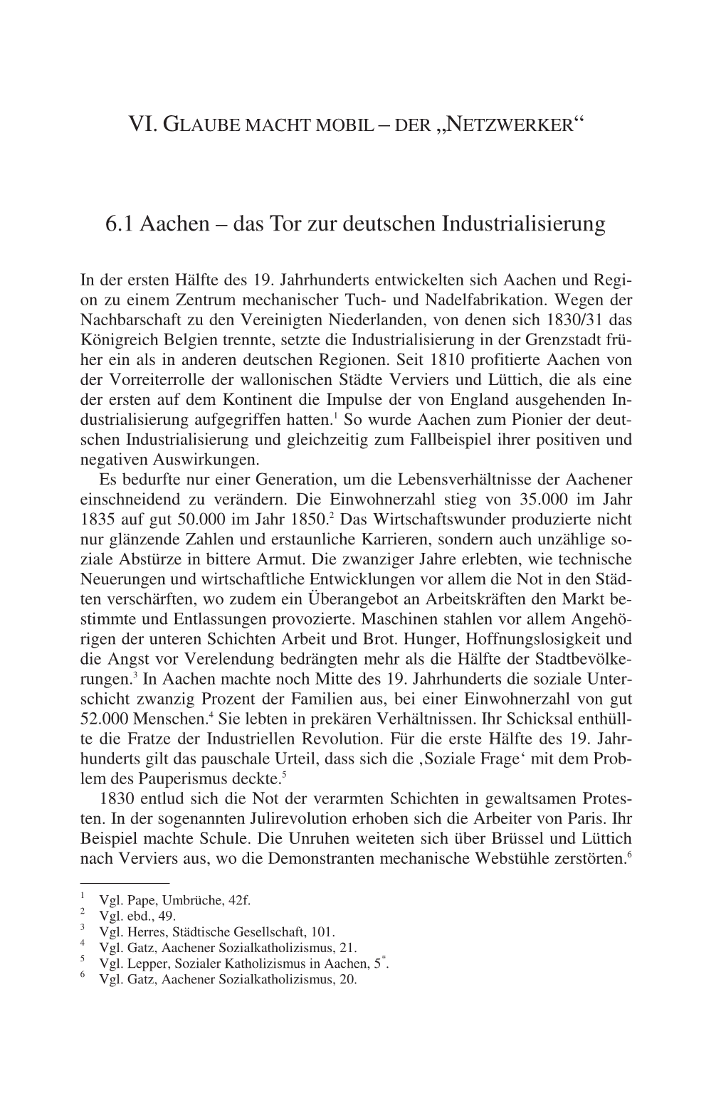 6.1 Aachen – Das Tor Zur Deutschen Industrialisierung
