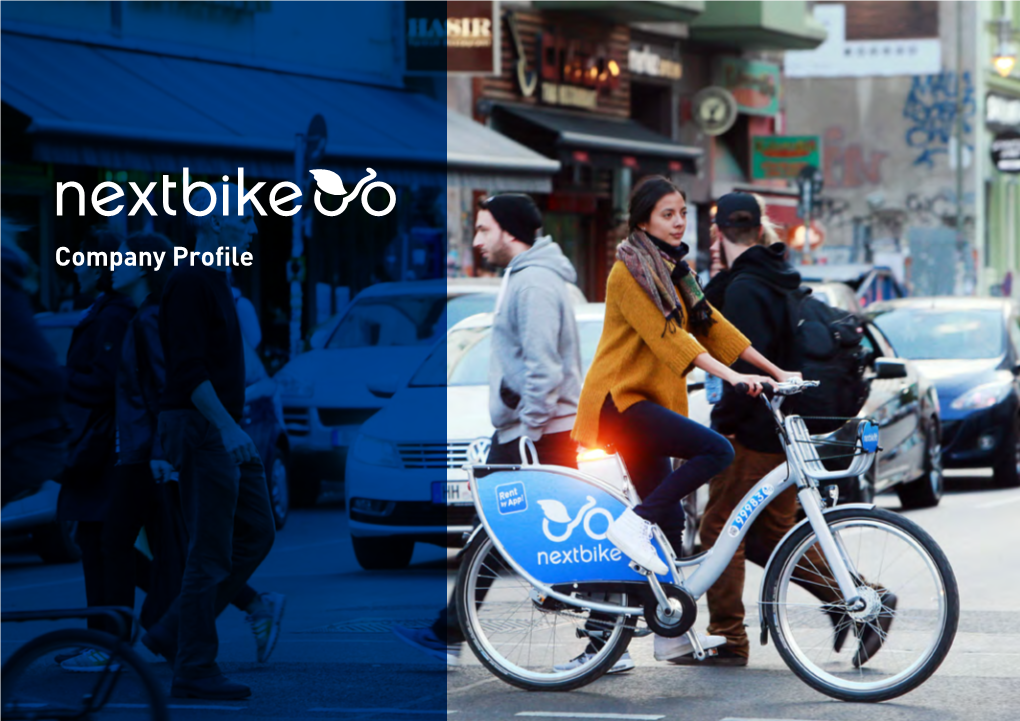 Company Profile NEXTBIKE – the BIKE SHARING SYSTEM