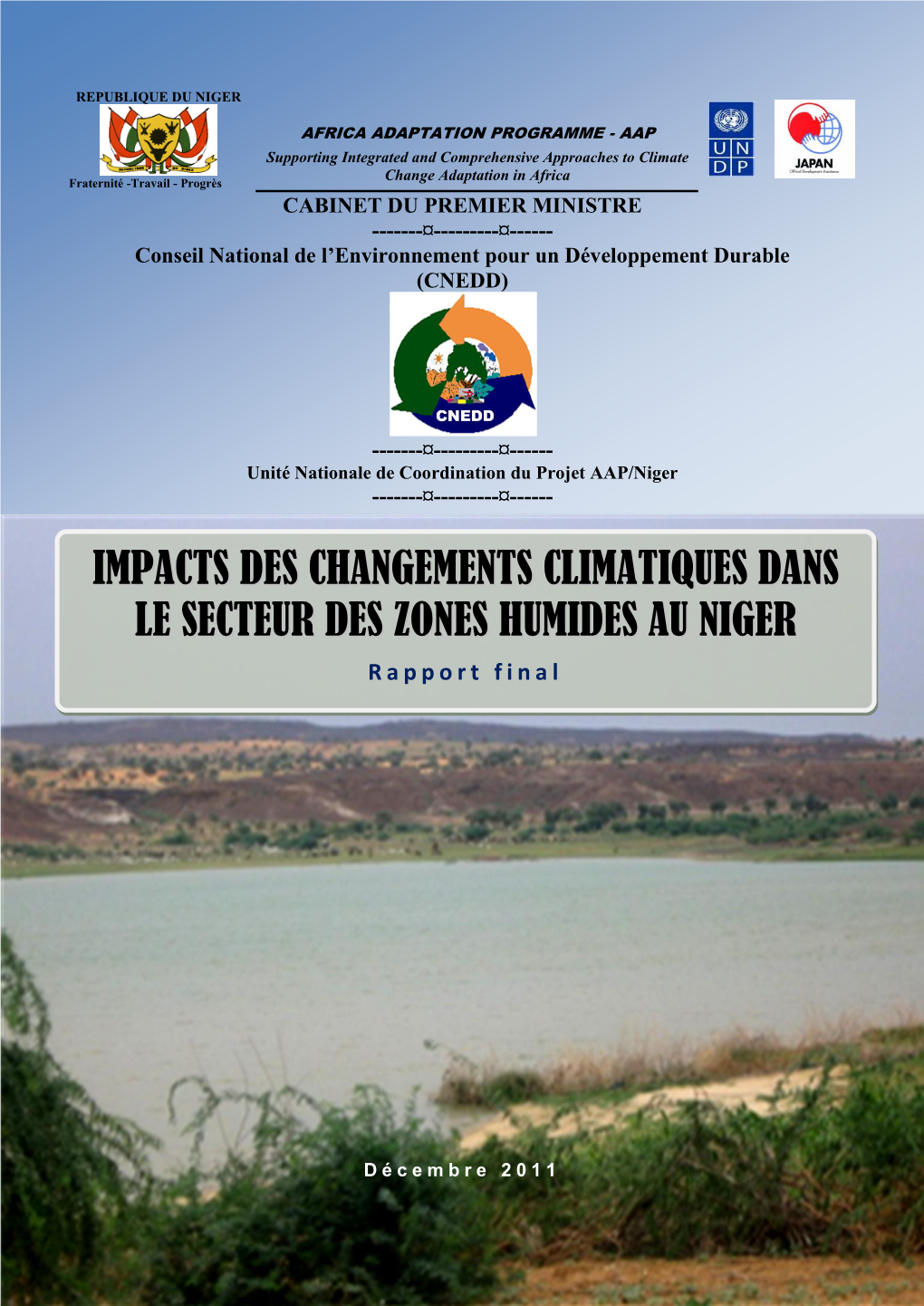 Impacts Des Changements Climatiques Dans Le Secteur Des Zones Humides Au Niger 1