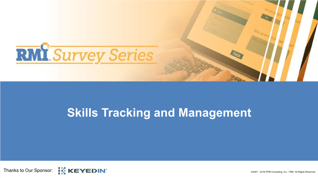 Skills Tracking and Management