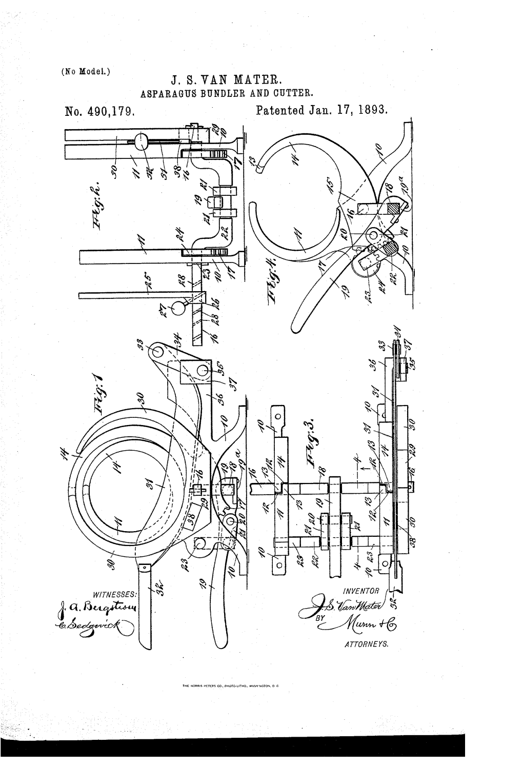 Patented Jan. 17, 1893. No. 490,179