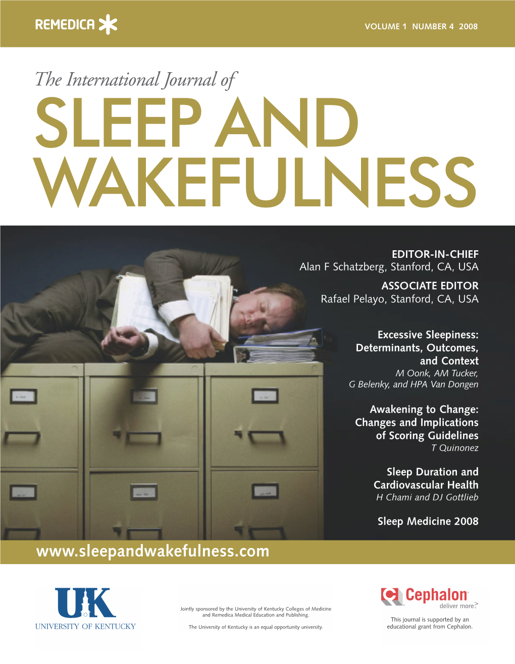 The International Journal of SLEEP and WAKEFULNESS