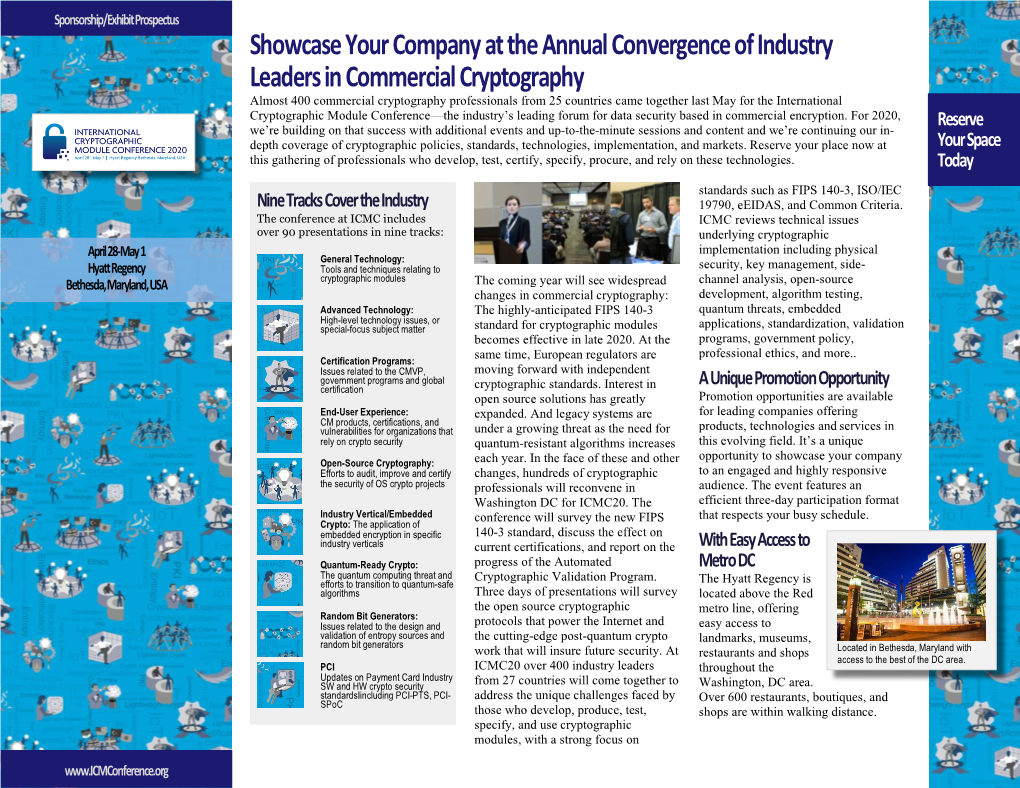 Showcase Your Company at the Annual Convergence of Industry