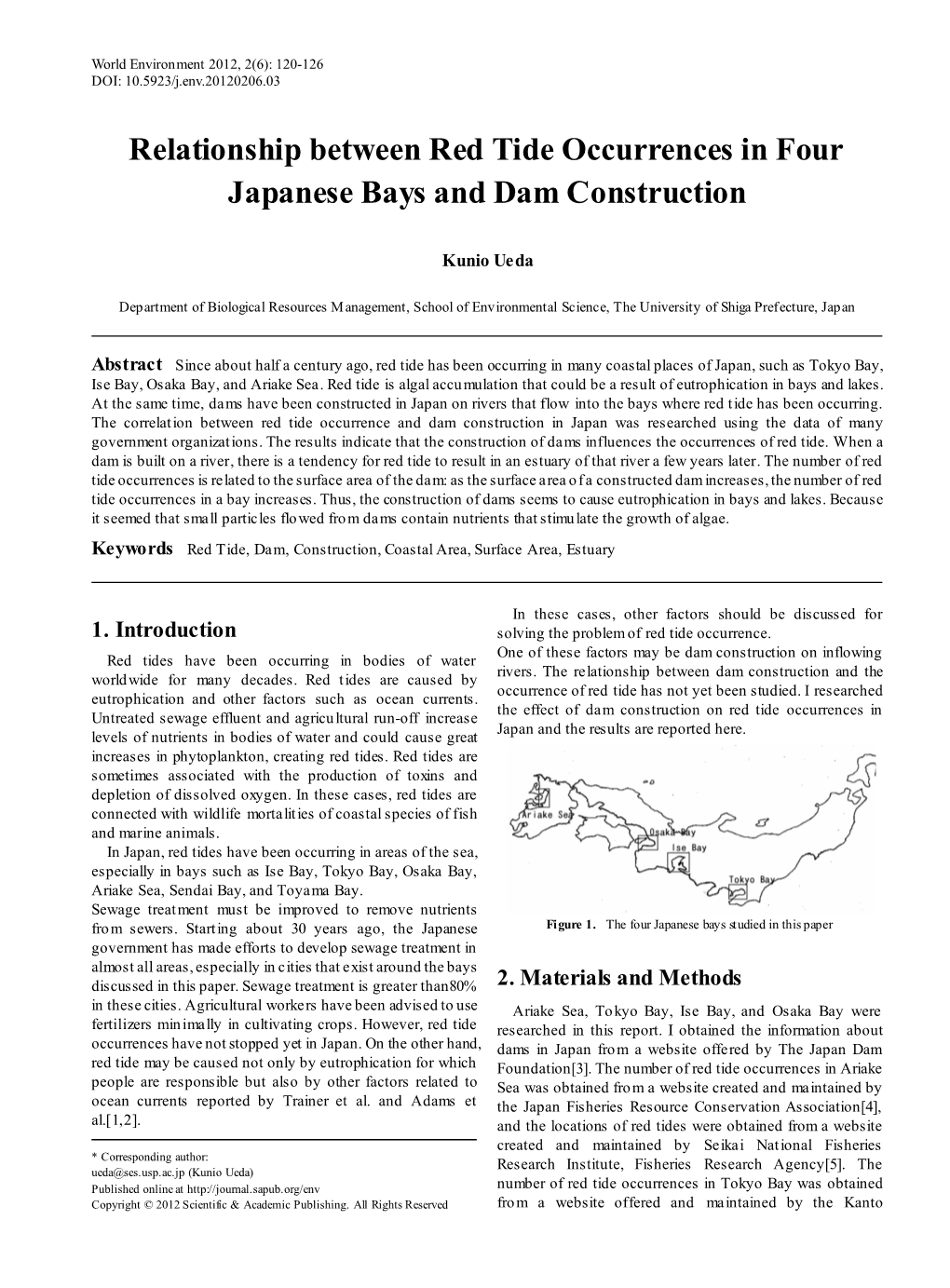 Dam, Construction, Red Tide, Surface Area, Bay, Estuary