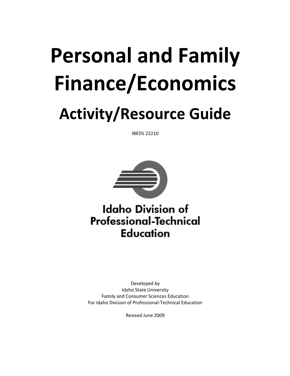 Personal and Family Finance/Economics