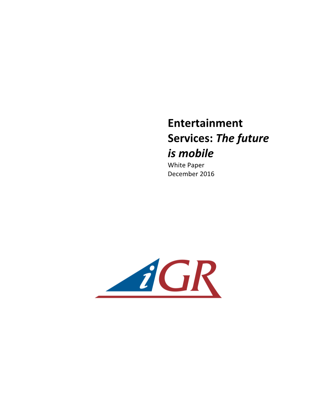 Igr WIA Entertainment White Paper