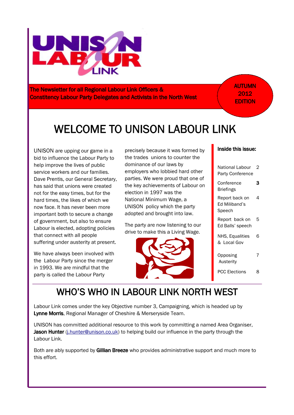 Unison Labour Link