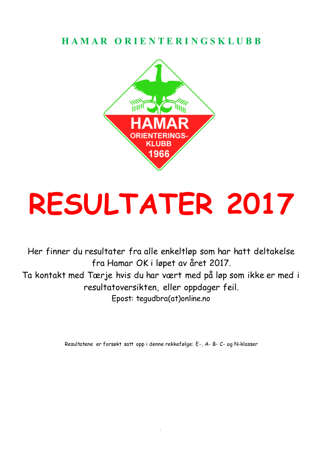 Resultater 2017