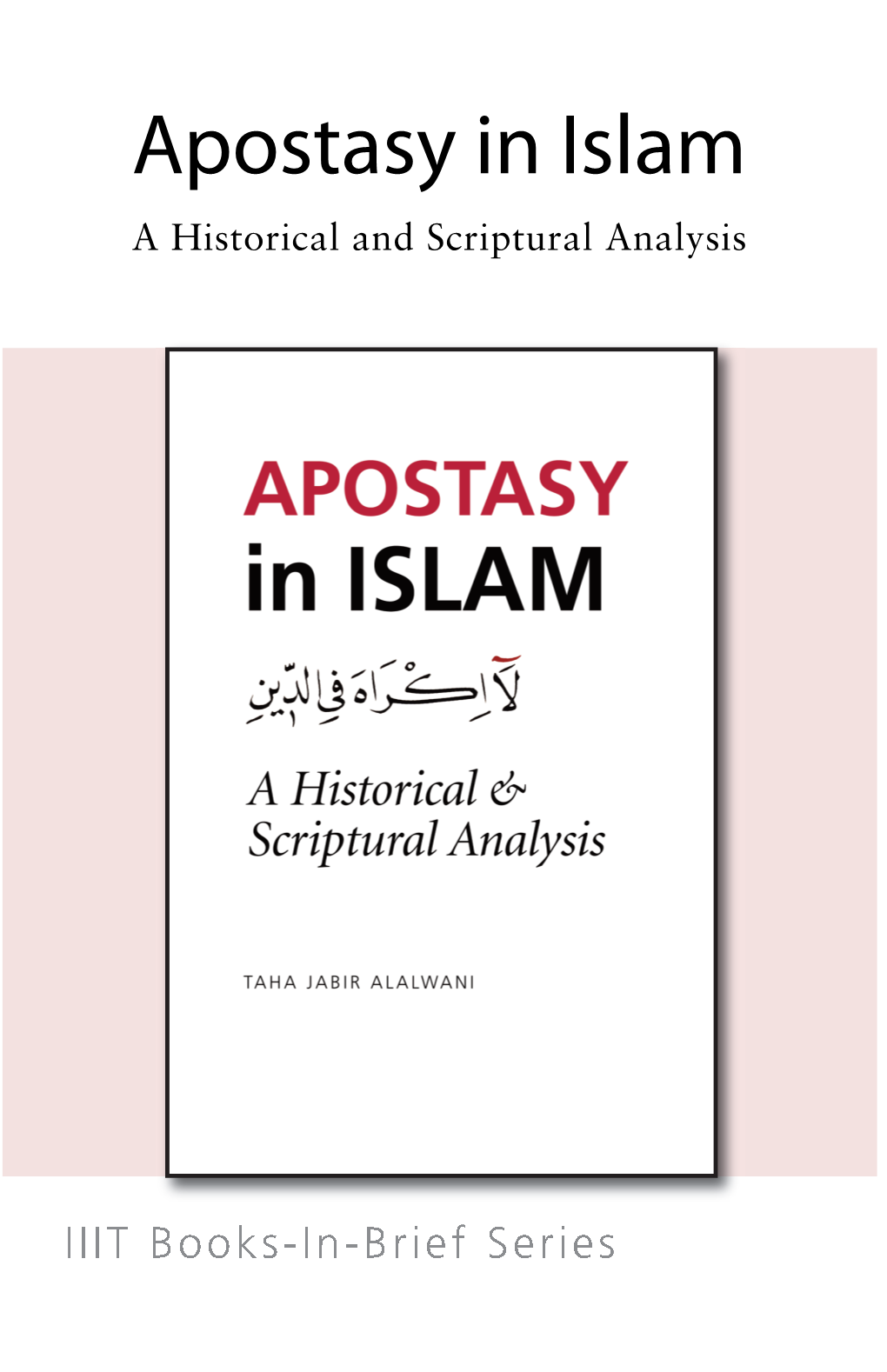 Apostasy in Islam of the Original