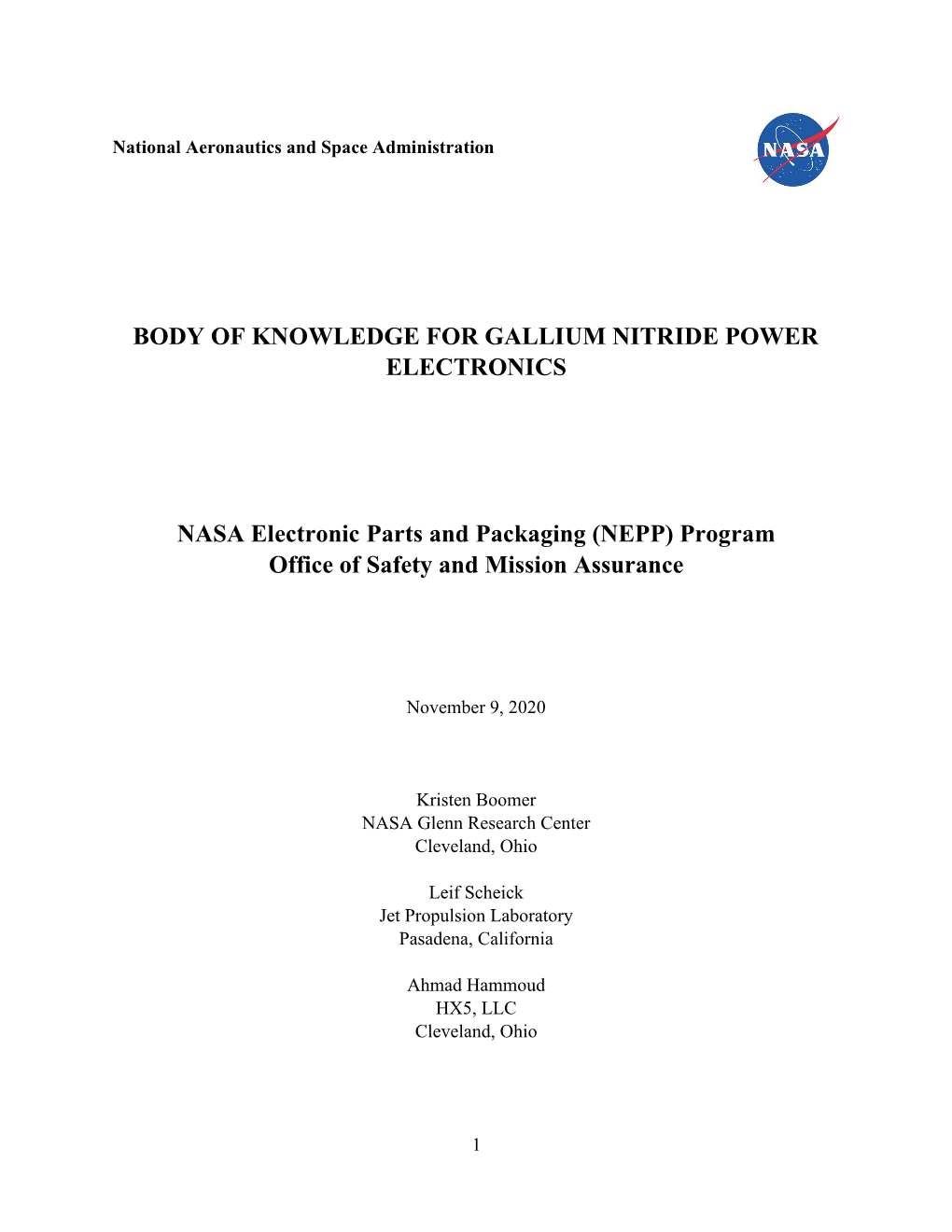 Body of Knowledge for Gallium Nitride Power Electronics