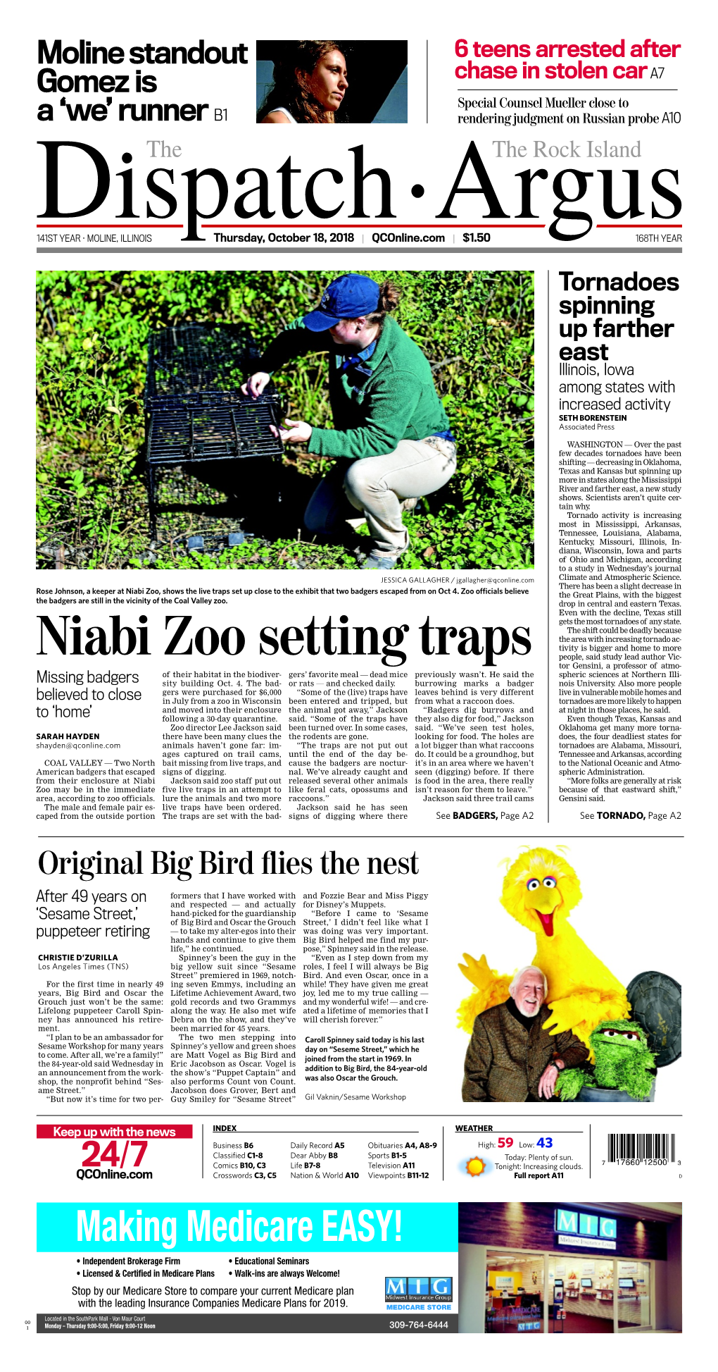 Niabi Zoo Setting Traps