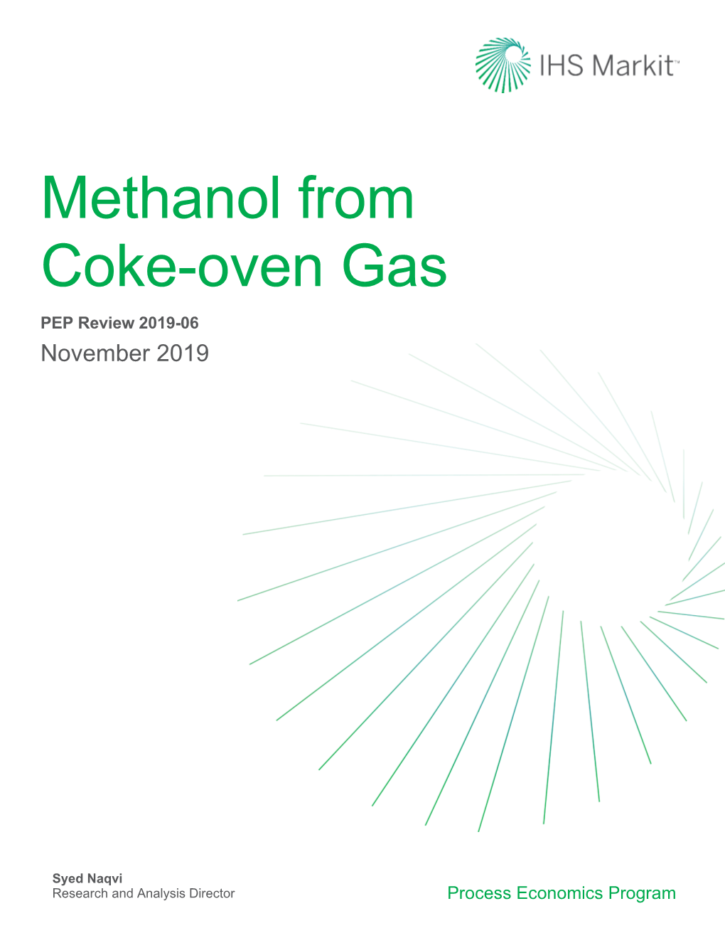 Methanol from Coke-Oven Gas