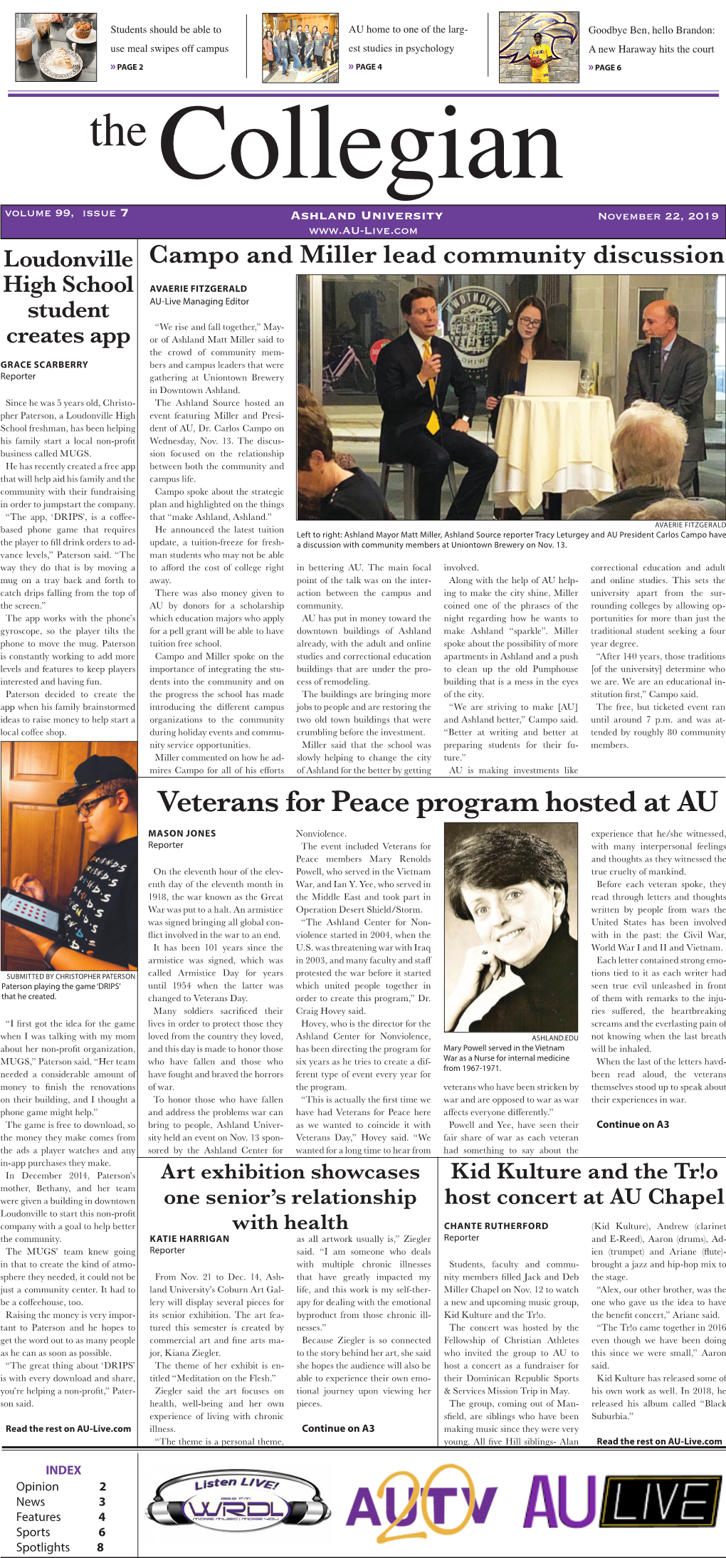 Veterans for Peace Program Hosted at AU MASON JONES Nonviolence