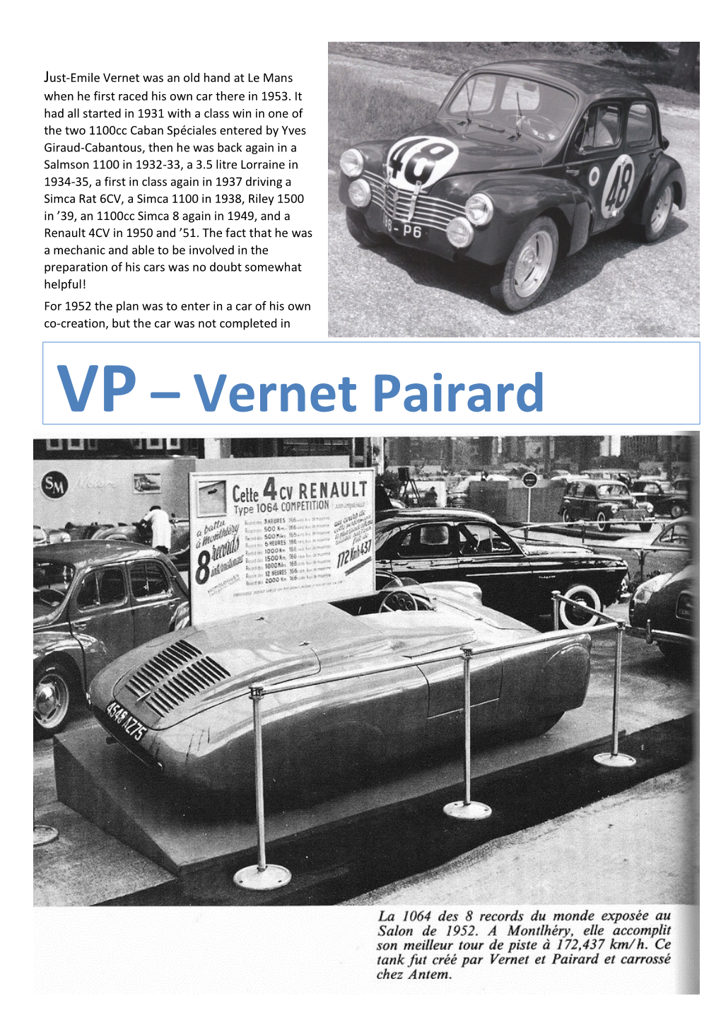 VP– Vernet Pairard