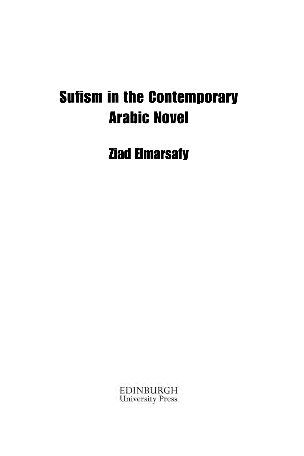 Sufism in the Contemporary Arabic Novel