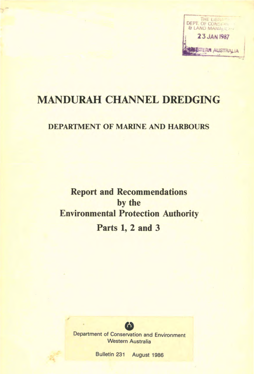 Mandurah Channel Dredging
