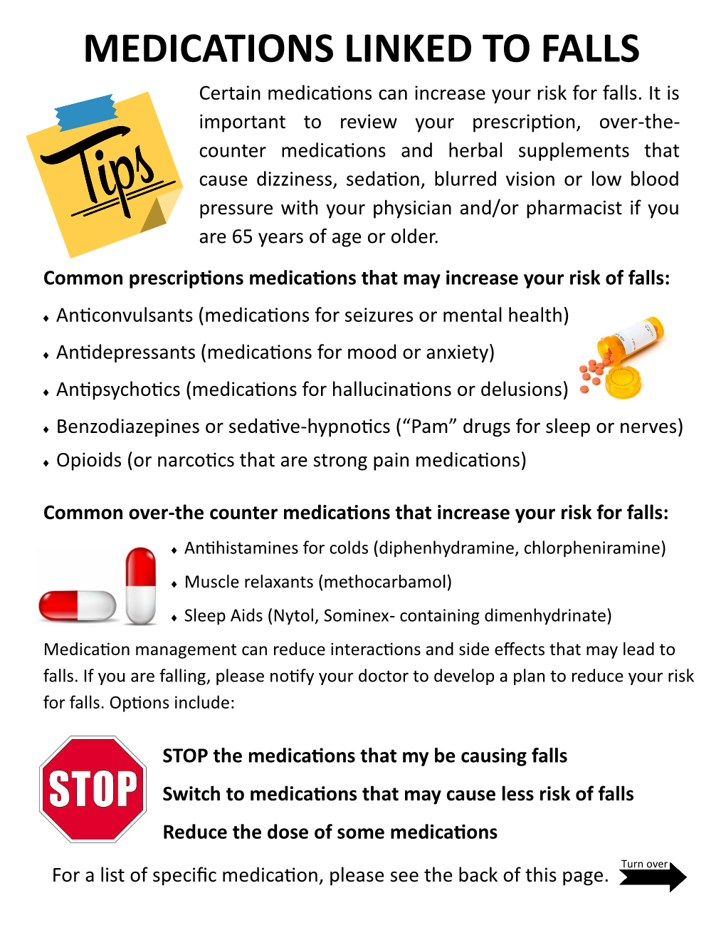 Medication Handout