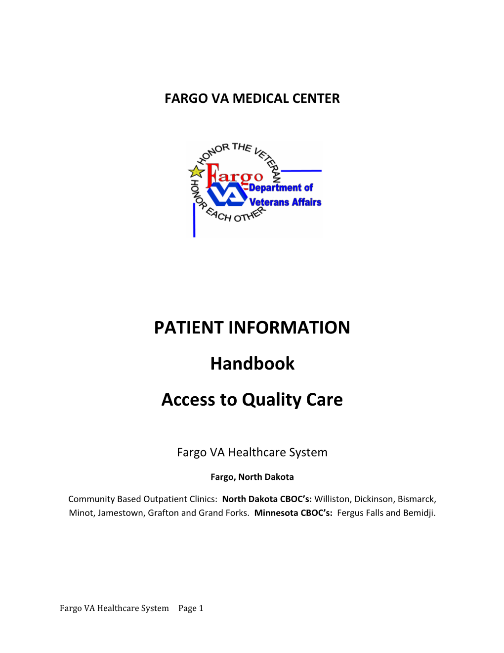 Fargo Va Medical Center