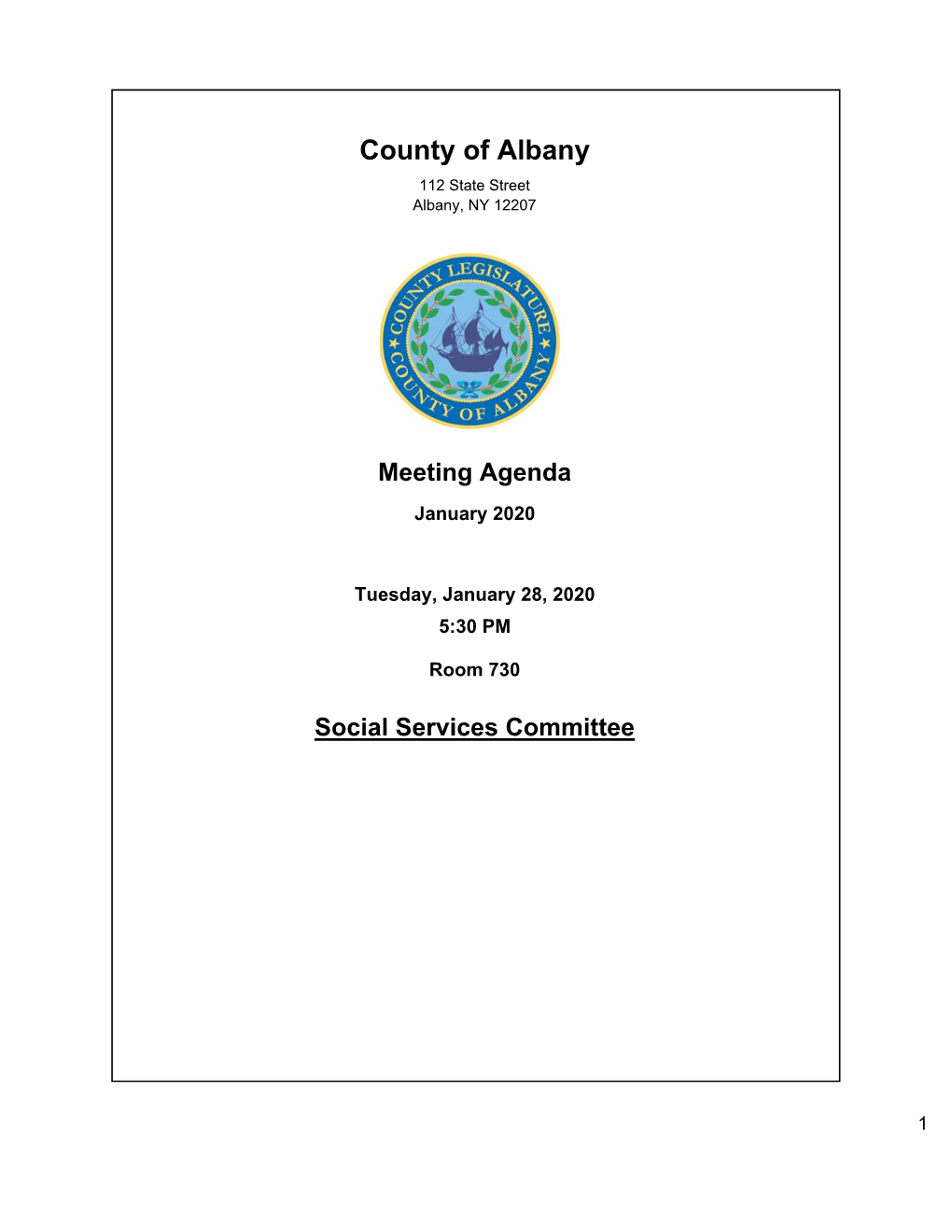 Social Services Committee