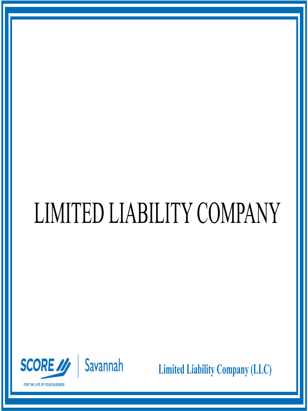 Limited Liability Company