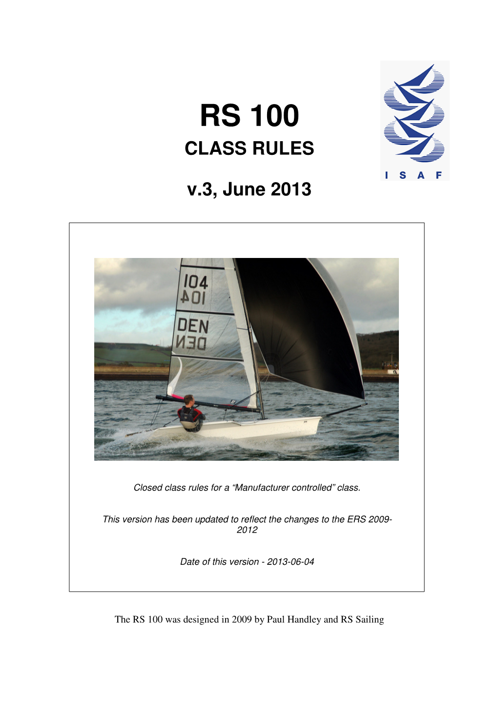 Rs 100 Class Rules