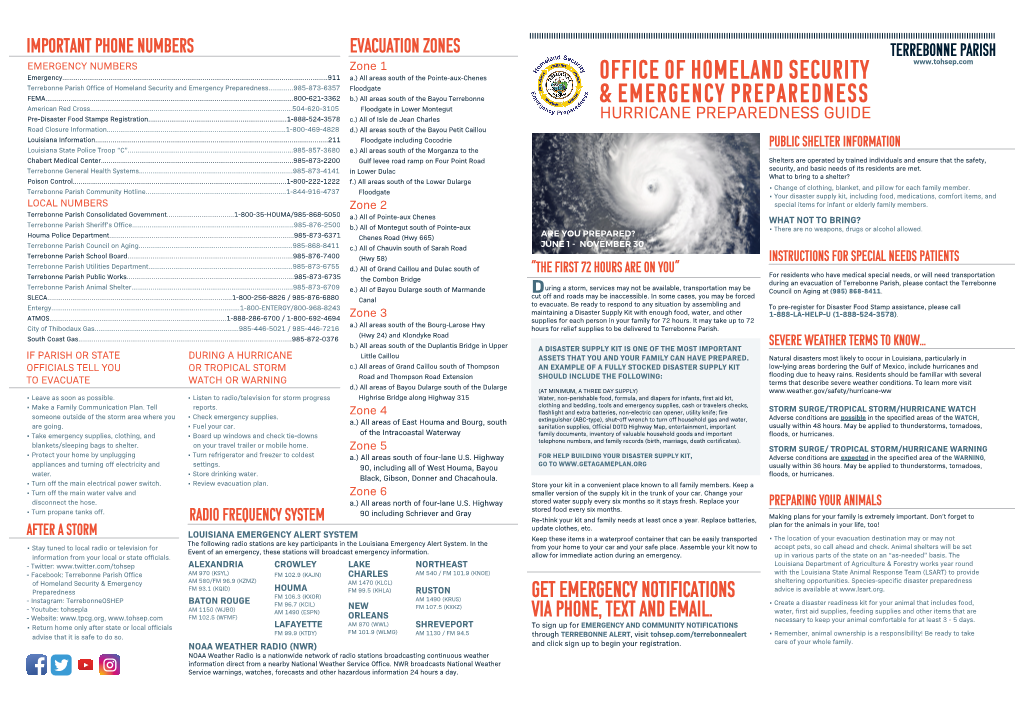 Office of Homeland Security & Emergency Preparedness