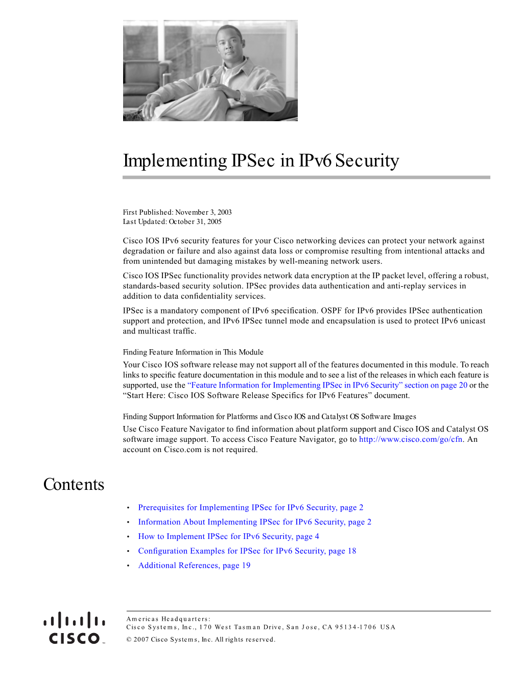 Implementing Ipsec in Ipv6 Security