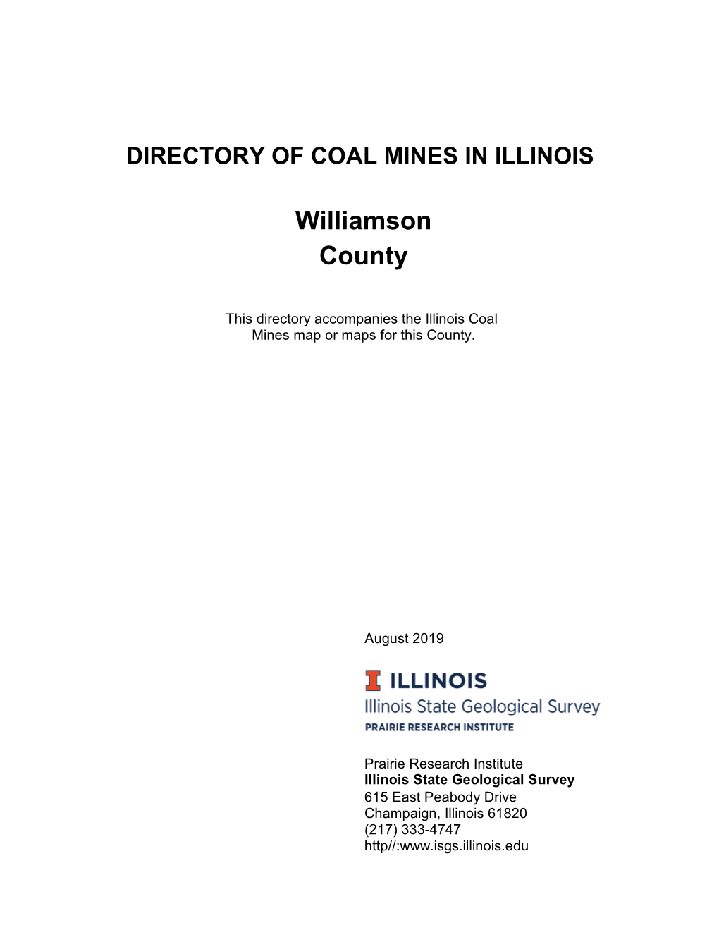 Williamson County Mine Directory