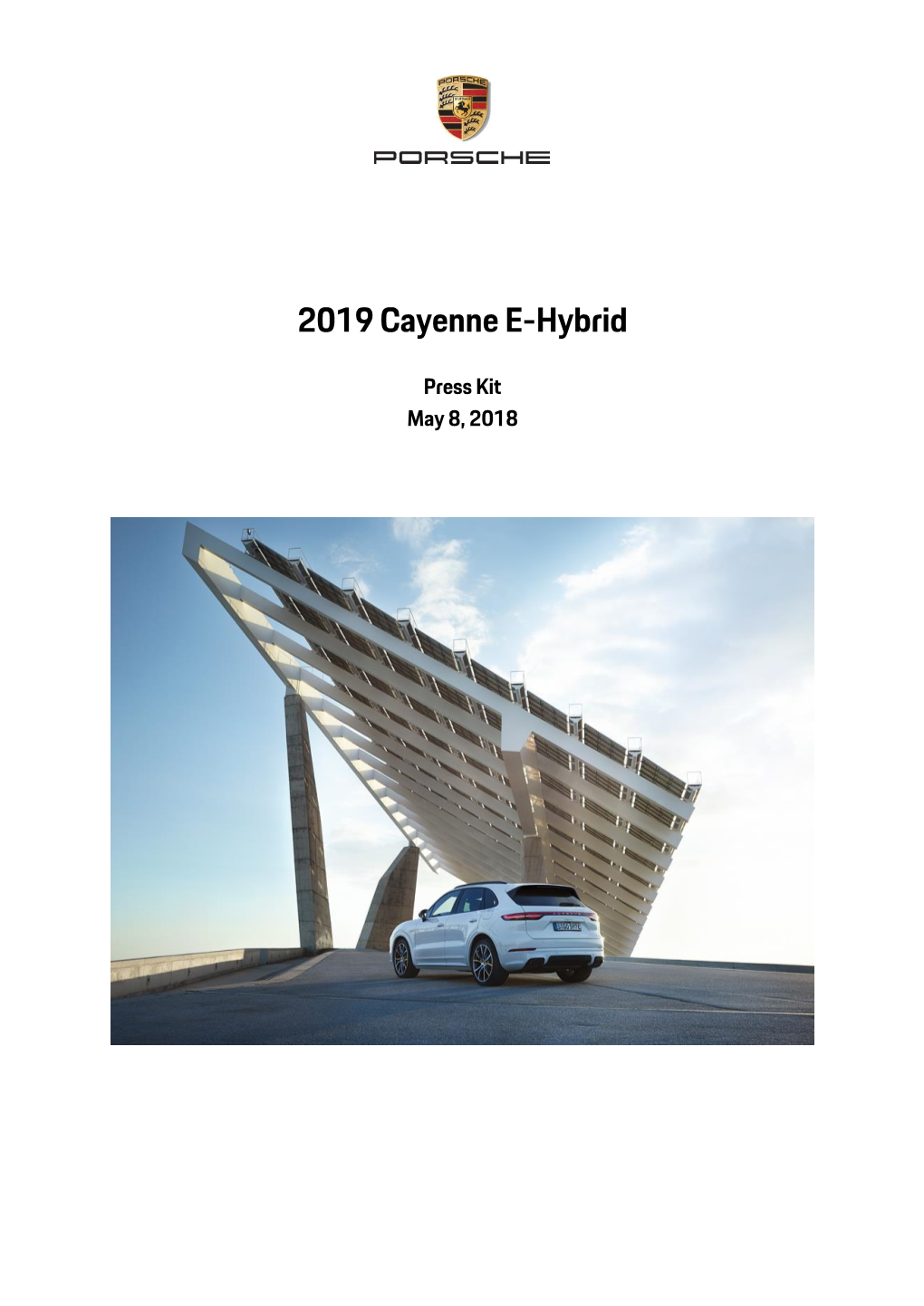 2019 Cayenne E-Hybrid