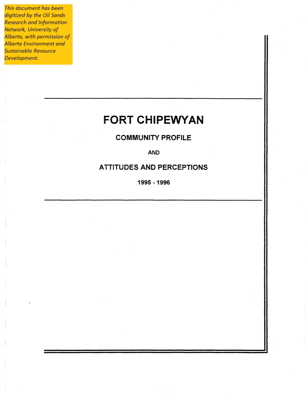 Fort Chipewyan