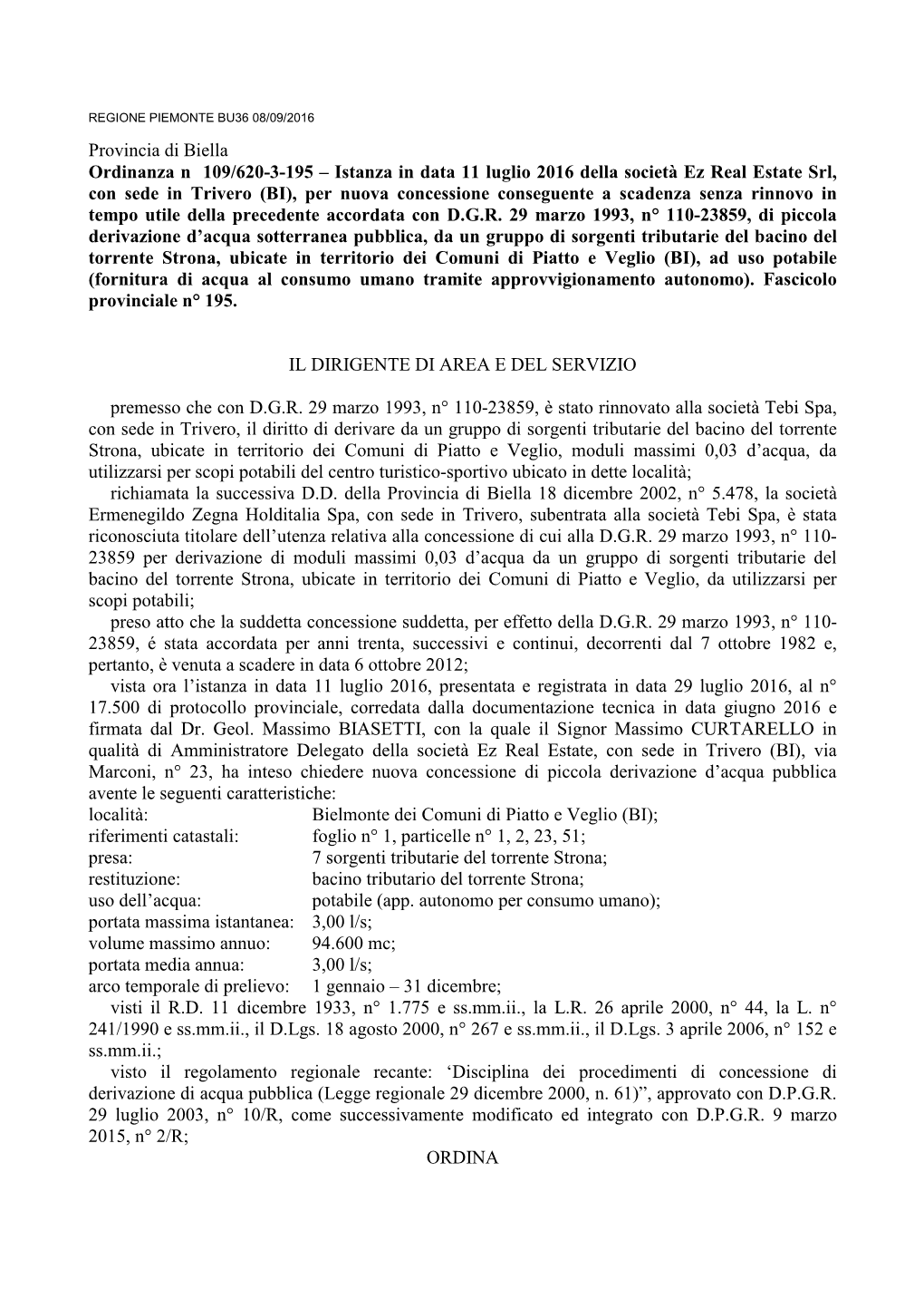 Aa Aa Provincia Di Biella 2016-08-26 55905 Pdf