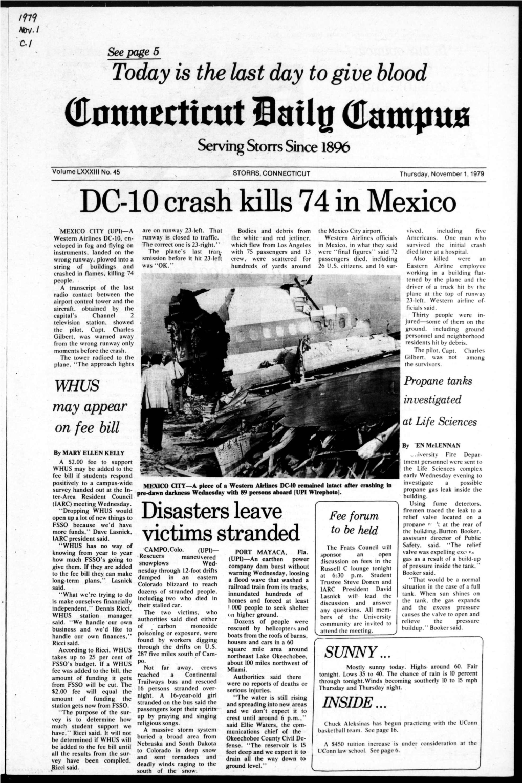 DC-10 Crash Kills 74 in Mexico