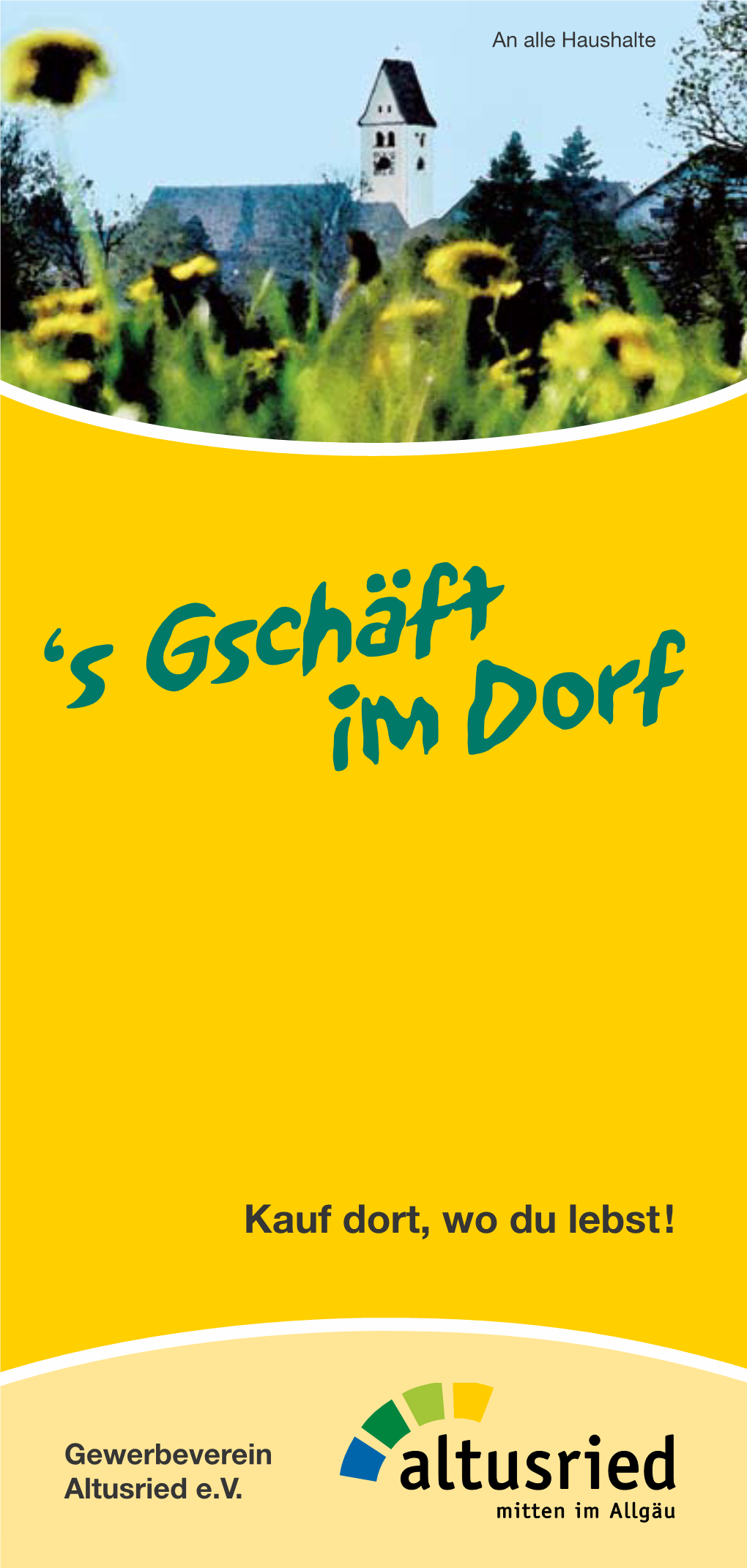 Kauf Dort, Wo Du Lebst!