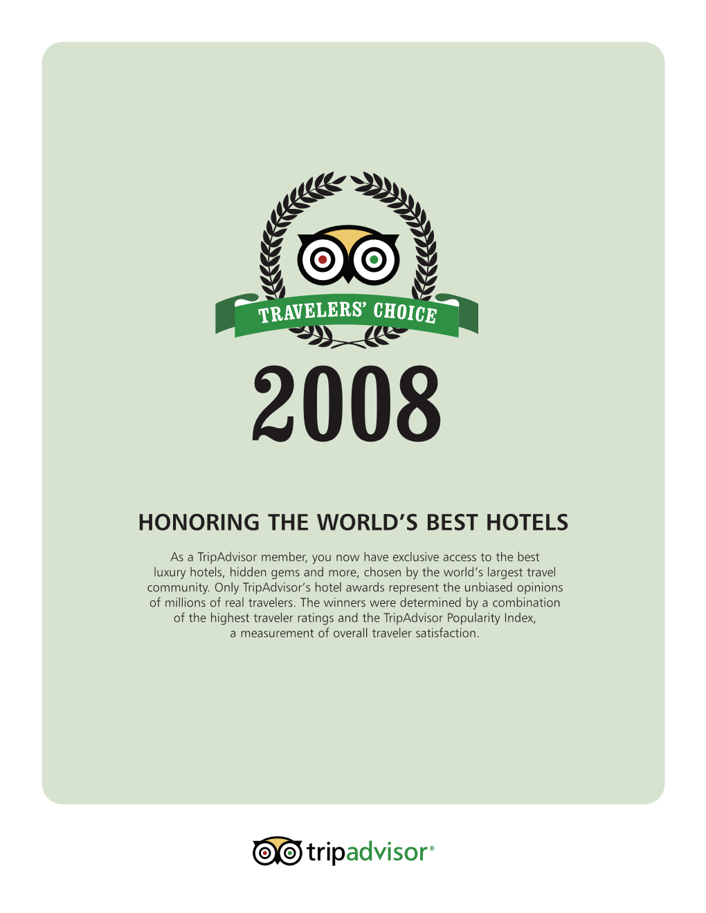 Honoring the World's Best Hotels