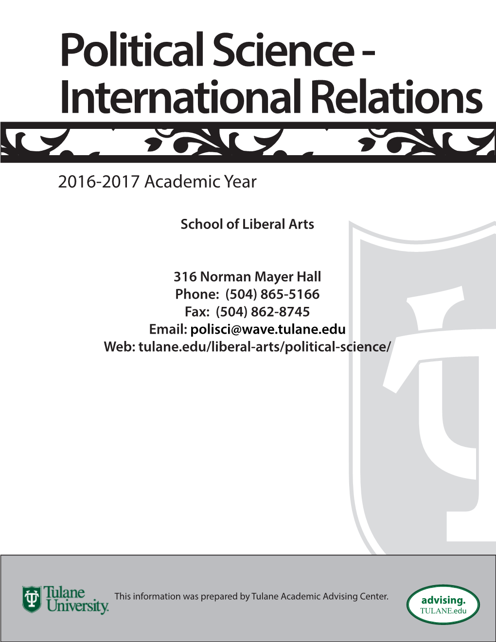 Political Science - International Relations