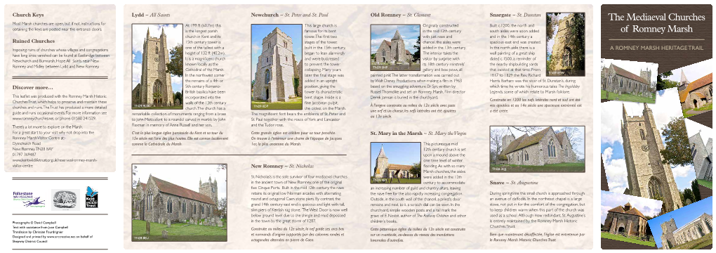 Leaflet 'The Mediaeval Churches of Romney