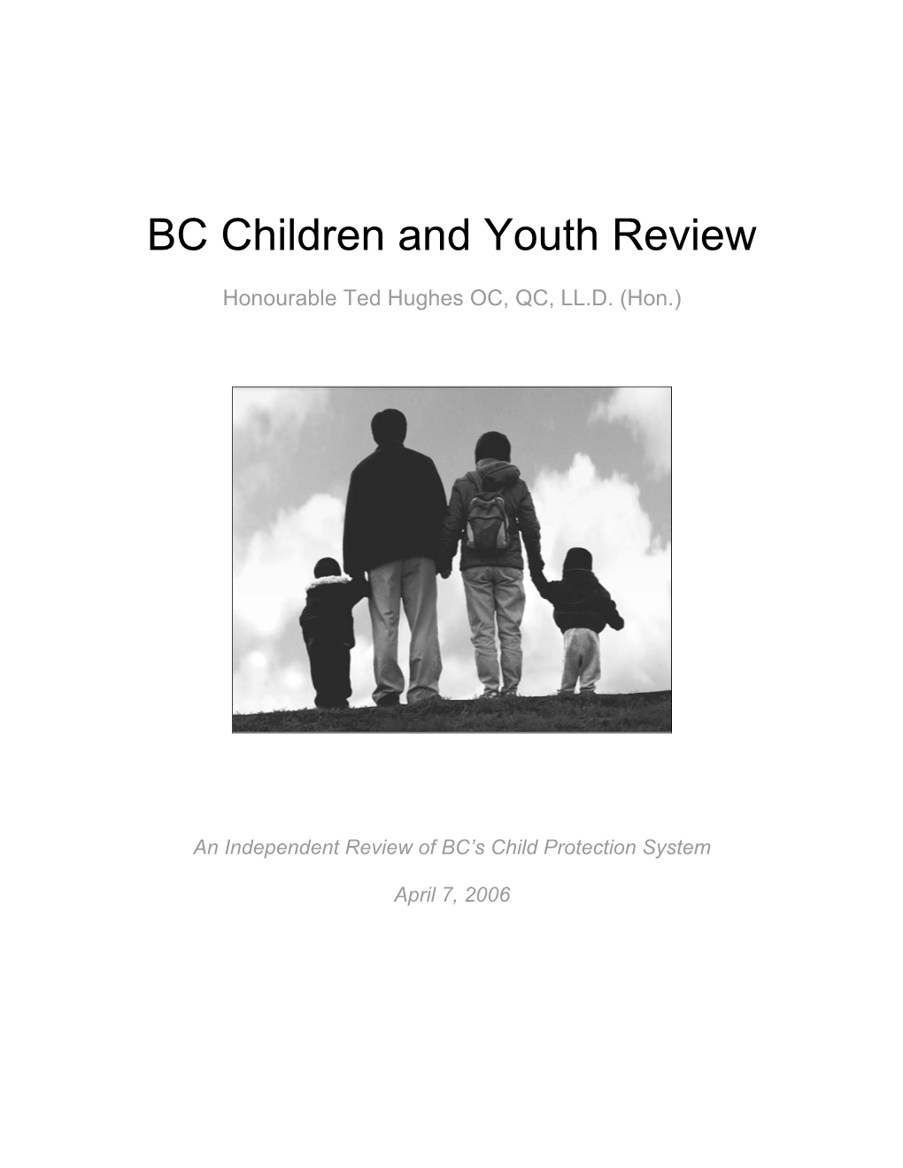 BC Children and Youth Review