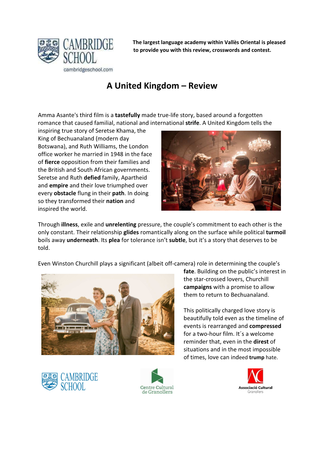 A United Kingdom – Review