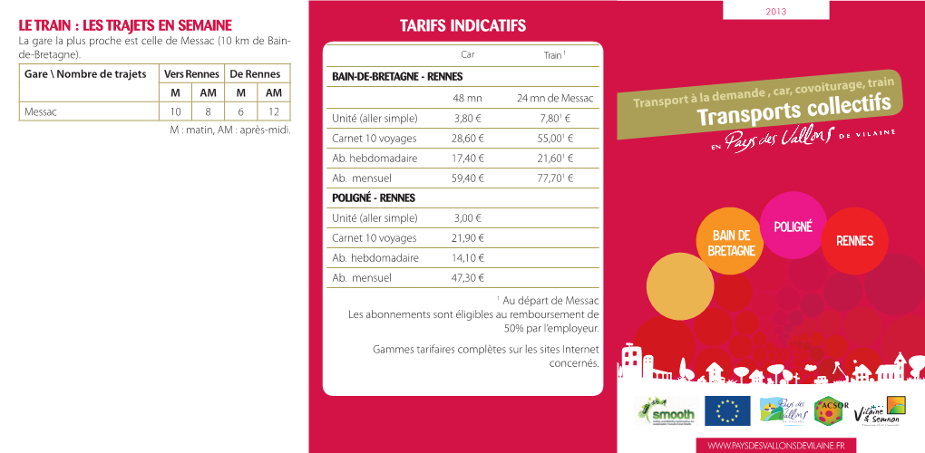 Transports Collectifs Carnet 10 Voyages 28,60 € 55,001 € Ab